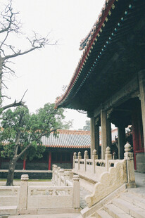 中式古建筑庭院景致