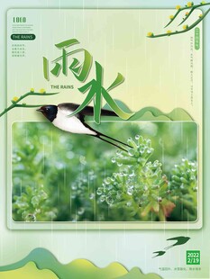 雨水海报 