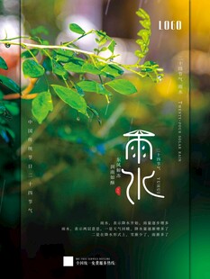 雨水海报