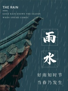 雨水海报 