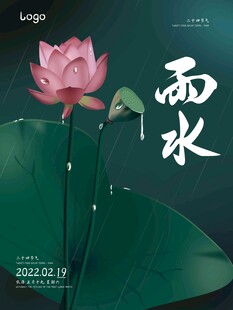 雨水海报