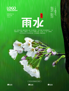 雨水海报 