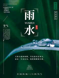 雨水海报 