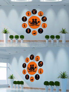 健身房文化墙