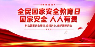 全民国家安全教育日宣传图