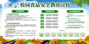 校园食品安全教育宣传海报