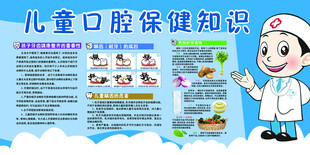 儿童口腔保健知识宣传图