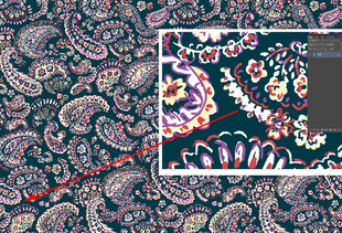 腰果花 佩斯利花纹