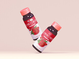 玻璃瓶口服液样机