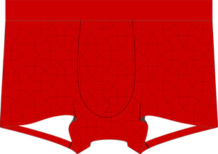 红色男士平角内裤本命年鸿运裤