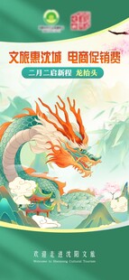 国潮风龙形插画设计素材