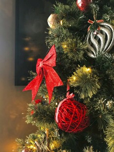 装饰精美的圣诞树