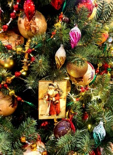 装饰精美的圣诞树