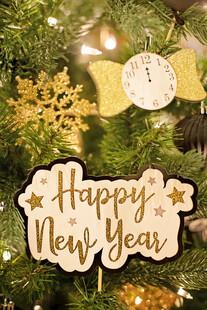 新年装饰营造节日氛围