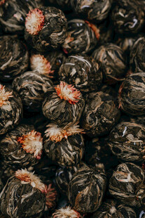 精致花茶特写
