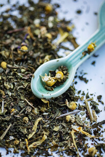 绿茶配菊花