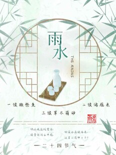 雨水海报 