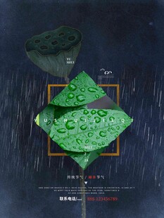 雨水海报 