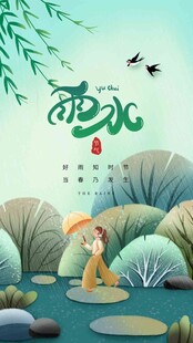 雨水海报