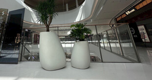 现代简约风格白色花瓶摆件