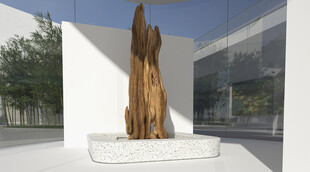 独特木雕艺术品展示