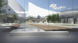 现代建筑户外景观视野