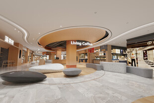 现代时尚的室内公共空间
