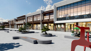 现代商业街区景观