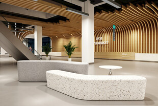 现代简约风办公接待区