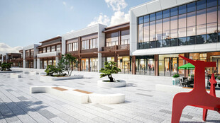 现代商业街景观