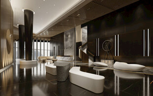 现代奢华客厅室内设计