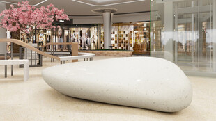 现代简约风格室内异形座椅