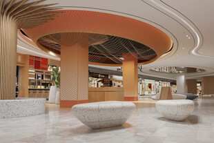 现代商场室内优雅空间场景