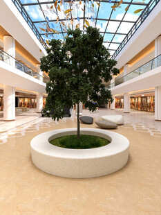 商场中庭绿植景观