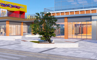 户外广场绿植景观