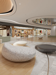 现代风格室内休闲区场景