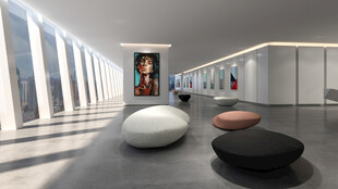 现代简约风格室内休息区