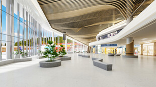 现代时尚的宽敞室内空间