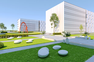 现代办公区户外景观设计