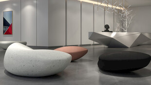 现代简约风格创意休闲座椅