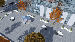 现代户外休闲庭院景观