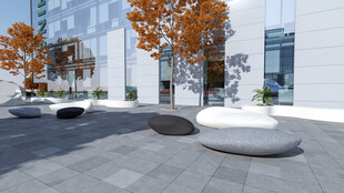 现代户外休憩景观空间