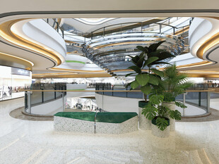 现代时尚室内空间场景