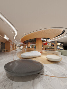 现代简约风商场休息区设计