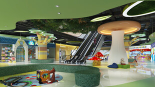 室内儿童游乐场景观