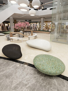 现代室内独特造型休闲石凳