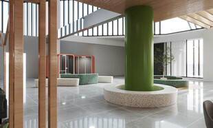 现代室内绿植装饰空间