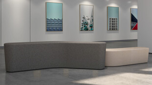 现代简约风格前台接待区