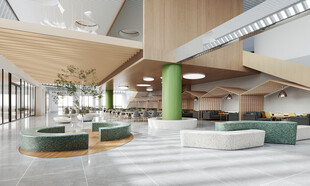 现代风格室内公共休息空间