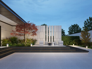 现代雅致庭院景观设计